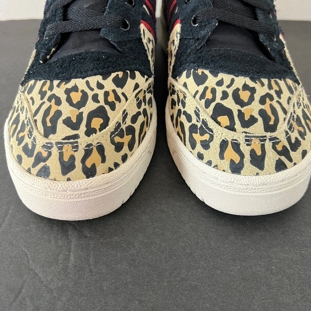 Adidas Rivalry Low Leopard Print Sneakers